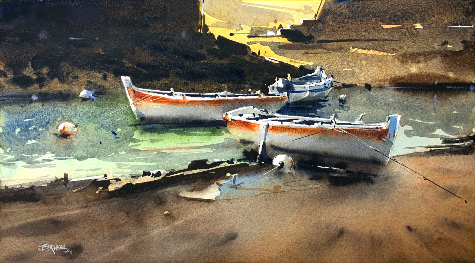 Aquarelle avec Barnaba